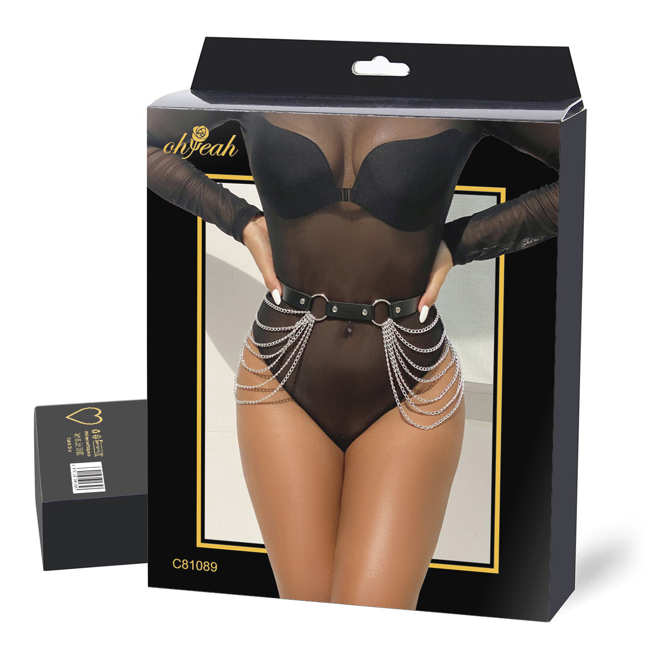 Punk Irregular Ring Trend Sexy Bandage Waist Chain Wild Jewelry Belt