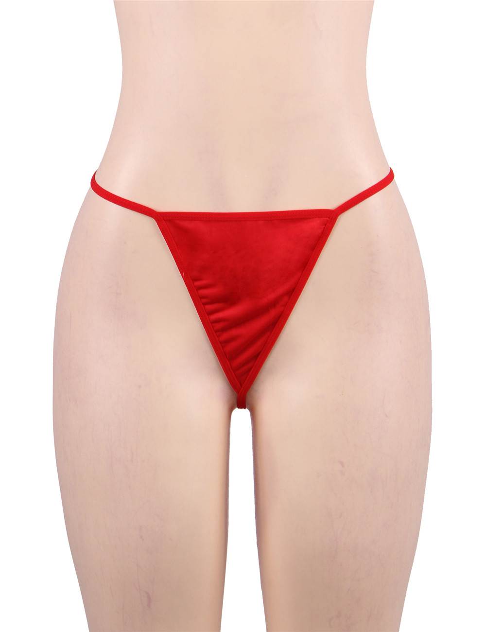 Plus Size Red Christmas Plush Decoration Babydoll