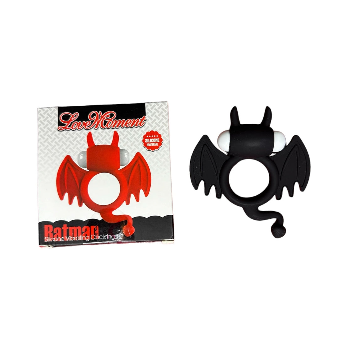 Silicone Vibrating Cockring - Batman