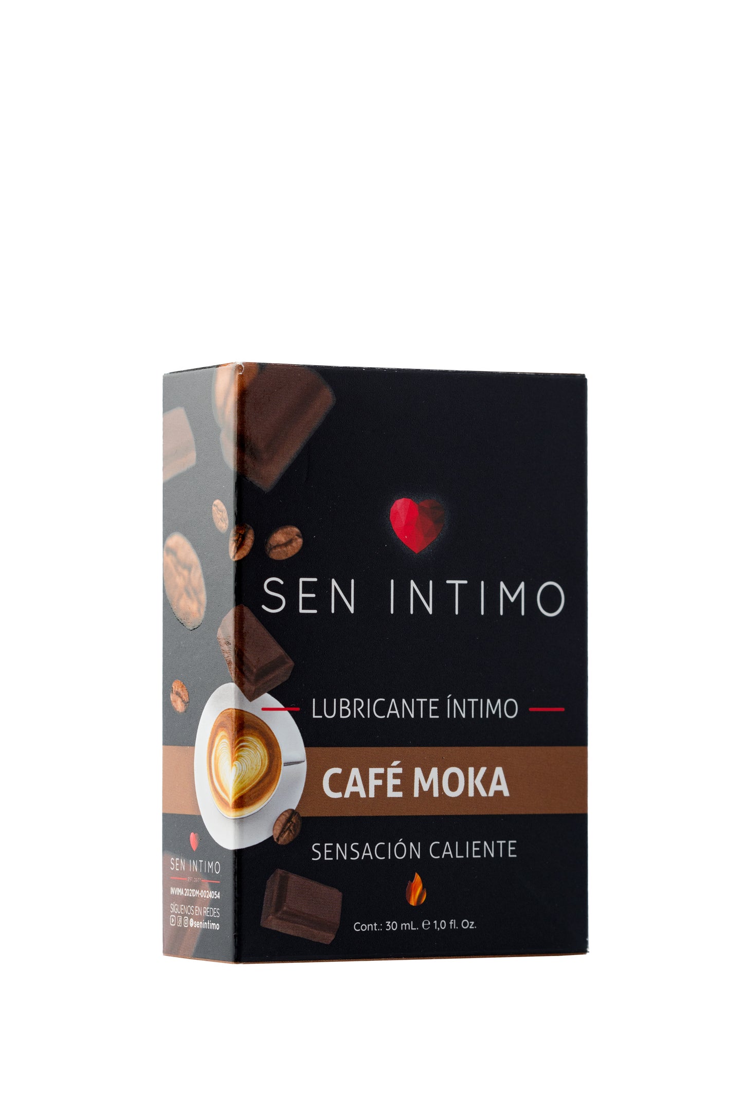 Mocha Coffee Intimate Lubricant Heat Sensation 30 mL