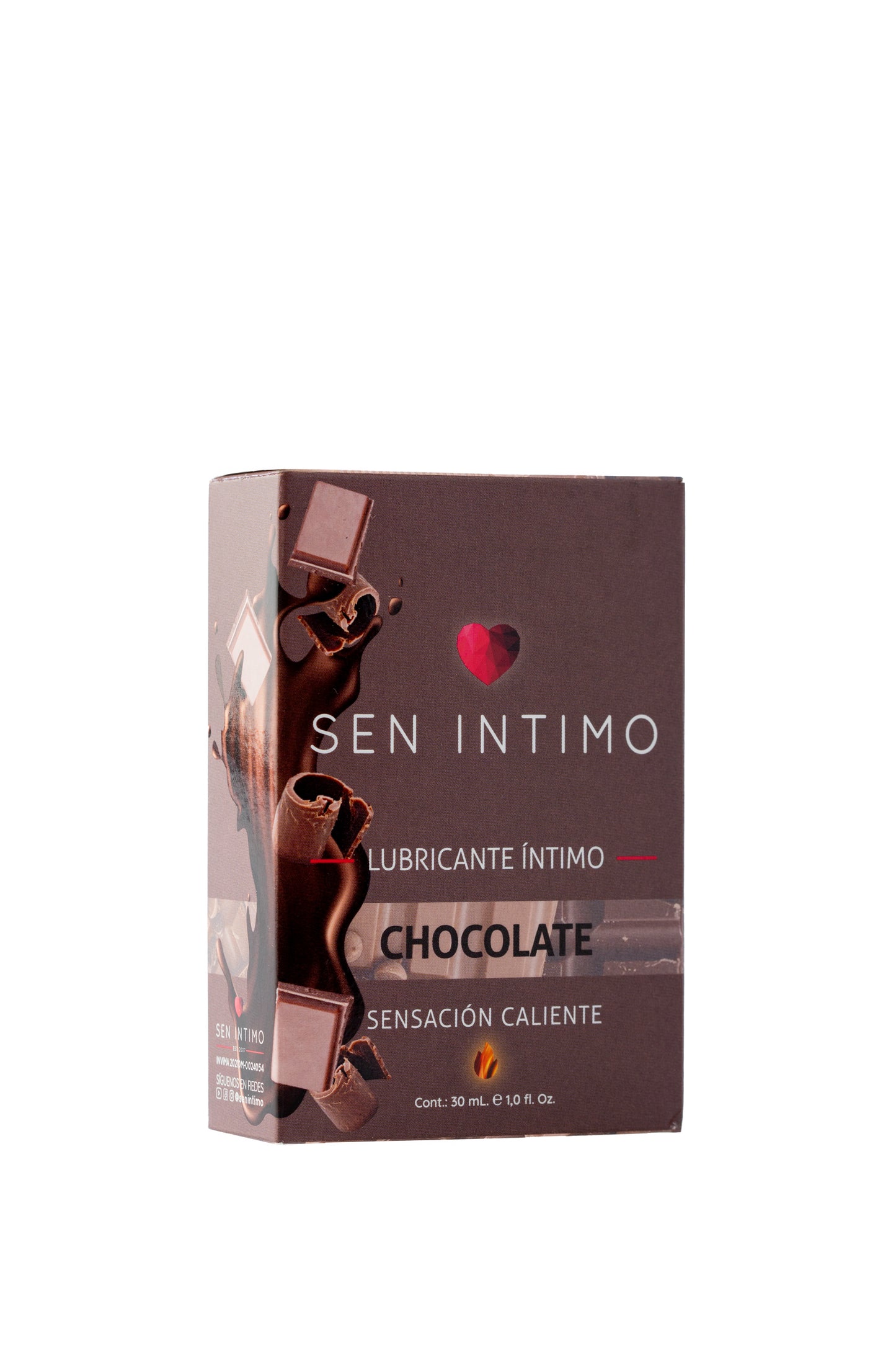 Chocolate Intimate Lubricant Heat Sensation 30 mL