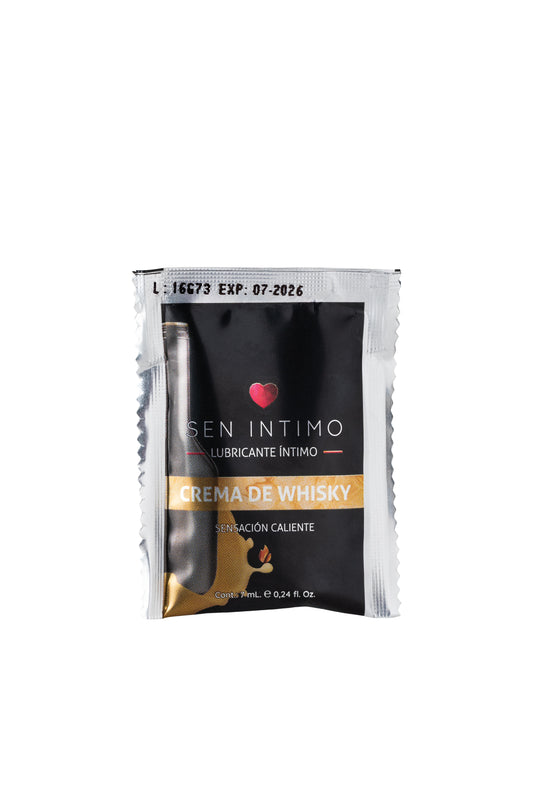 Whisky Cream Intimate Lubricant Heat Sensation 7 mL