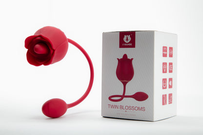 Twin Blossoms Vibrating Rose