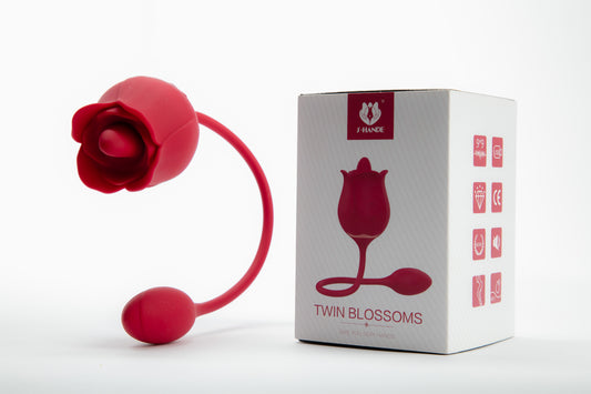 Twin Blossoms Vibrating Rose