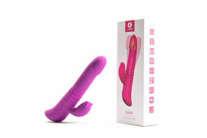 KAYA Thrusting Heating Rabbit Vibrator