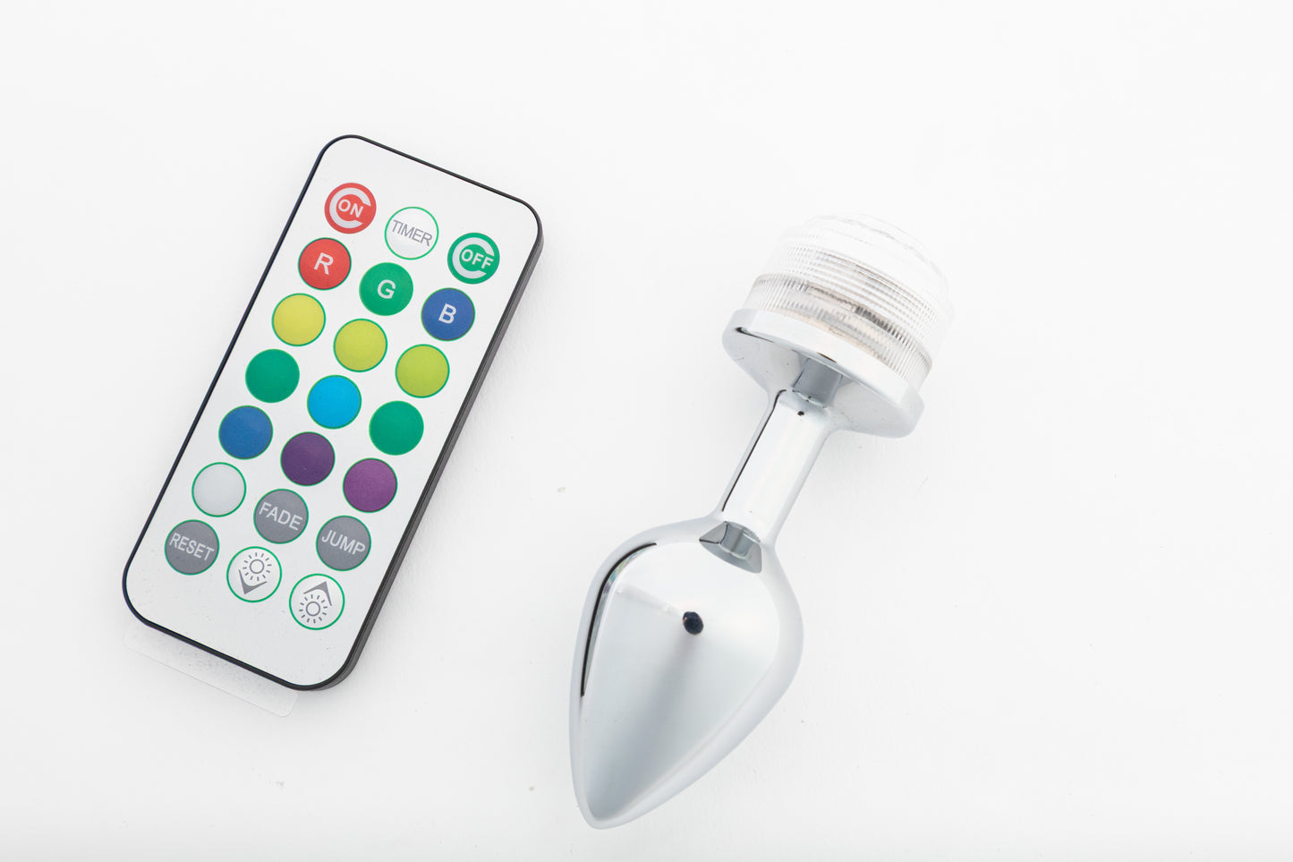 Light Up Butt Plug With Control Remote