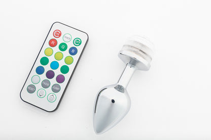 Light Up Butt Plug With Control Remote